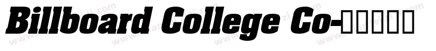 Billboard College Co字体转换
